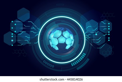 science technology background, abstract futuristic background