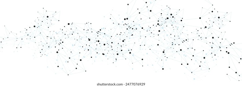 Science and technology background design. Plexus style background. Geometric abstract background with simple Triangle elements.