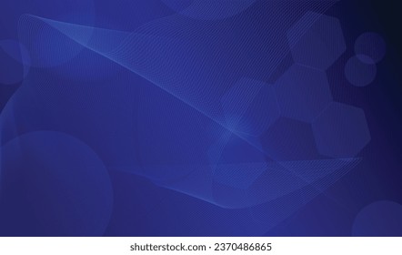 science and technology background with hexagons pattern