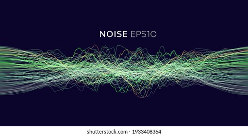 Ciencia, antecedentes tecnológicos. Ola de sonido vectorial. Resumen del fondo del pulso de la música. Ilustración de flujo de datos de vectores. Ecualizador de sonido, gran diseño para cualquier propósito.