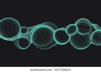 Antecedentes científicos y tecnológicos de la forma de burbuja de los wireframe en el estilo futurista