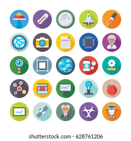 Science and Technology Colored Vector Icons 3