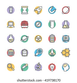 Science and Technology Cool Vector Icons 1