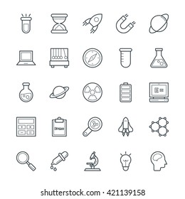 Science and Technology Cool Vector Icons 1