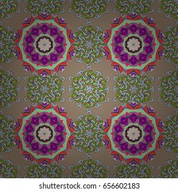 Science and technology design book layout. Modern vector template for brochure leaflet flyer cover catalog magazine or annual report. Colored layout on a background. Presentation with mandala.