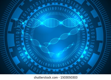 science technology digital abstract background. cyber and technological data background.
