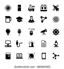 Science and Technology Glyph Vector Icons 4