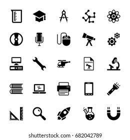Science and Technology Glyph Vector Icons 11