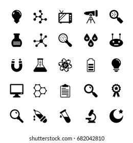Science and Technology Glyph Vector Icons 6