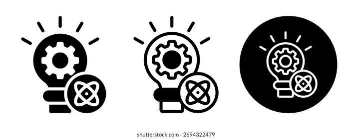 Glifo da coleção de ícones de ciência e tecnologia e ilustração de vetor misto