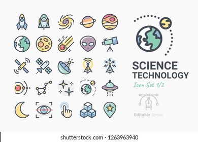 Science & Technology icon set 1