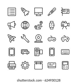 
Science and Technology Line Vector Icons 2
