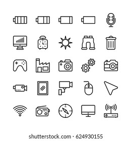 
Science and Technology Line Vector Icons 13
