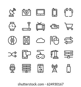 Science and Technology Line Vector Icons 11
