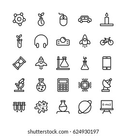 
Science and Technology Line Vector Icons 15
