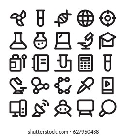 Science and Technology Line Vector Icons 2