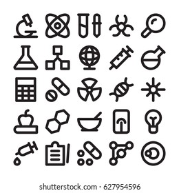 Science and Technology Line Vector Icons 1