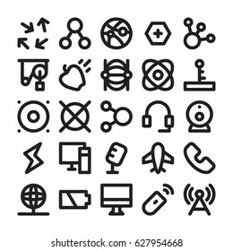 Science and Technology Line Vector Icons 6
