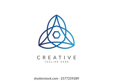 Science and technology logo design 