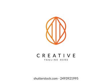 Science and technology logo. Initial tech logo vector icon illustration. Communication logo.