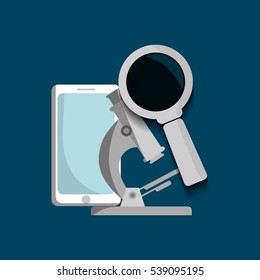 Science and technology research icon vector illustration graphic design