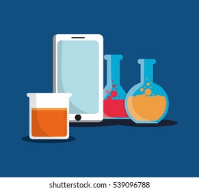 Science and technology research icon vector illustration graphic design