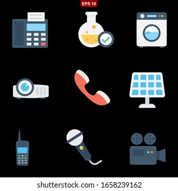 Vektorillustration von Wissenschafts- und Technologiesetzwerken