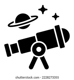science, telescope Modern concepts flat design, Premium quality vector illustration concept. Vector symbol.