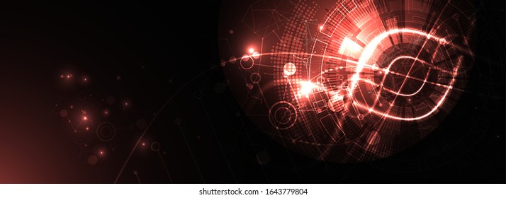 Science template, wallpaper or banner with a DNA molecules.
