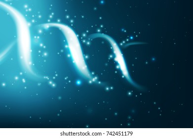 Science template for your design. DNA concept structure illustration