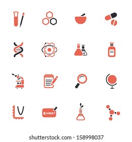 Science theme icons