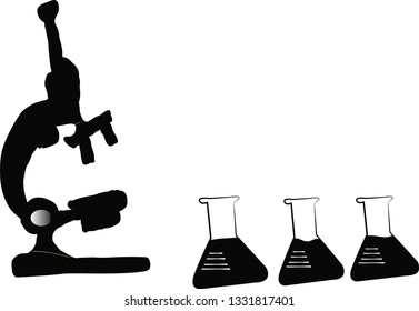 Science tools  black on white
