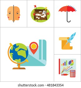 Science Type Icon Set