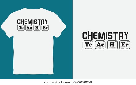 Science typography t shirt design