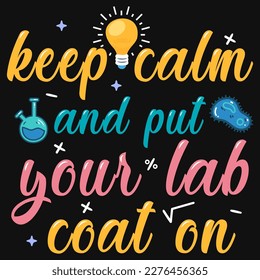 Science Typografie T-Shirt Design Vektordesign