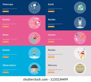Science and Universe Banner Design