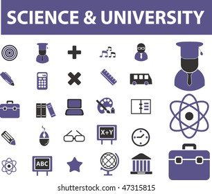 ciencia y universidad. vector