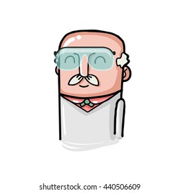 Science vector avatar