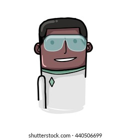 Science vector avatar