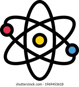 science vector colour line  icon