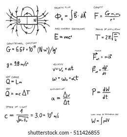 70,188 Physics Formula Images, Stock Photos & Vectors 