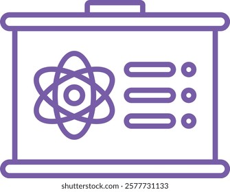Science vector icon. Can be used for printing, mobile and web applications.