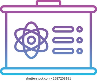 Science vector icon. Can be used for printing, mobile and web applications.