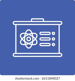 Science vector icon. Can be used for printing, mobile and web applications.