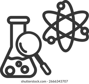 Wissenschaft, Vektorsymbol, Illustrationskonzept