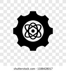 Science vector icon isolated on transparent background, Science transparency logo concept