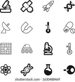 science vector icon set such as: cosmos, fertilization, fertilize, futuristic, attract, capsule, metal, cartoon, mother, green, system, startup, tracking, flame, sperm, icsi, lunar, procreation, ship
