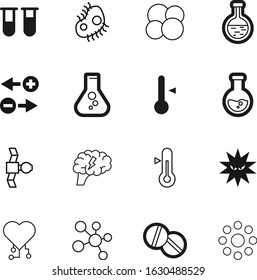 science vector icon set such as: bright, pills, green, spread, card, creativity, negative, memory, silhouette, creative, medication, brain, ions, tech, head, robot, nucleus, board, vitamin, positive
