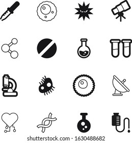 Science Vector Icon Set Such As: Board, Substance, Pills, Love, Radio, Radar, Wireless, Media, Learning, Gene, Molecules, Micro, Package, Pharmaceutical, Pollen, Communication, Discovery, Day