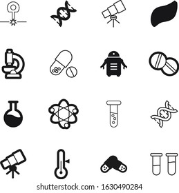 science vector icon set such as: micro, flask, scientist, warm, image, future, fitness, energy, hepatic, cute, anatomy, healthcare, celsius, cyborg, pictogram, silhouette, colorful, collection